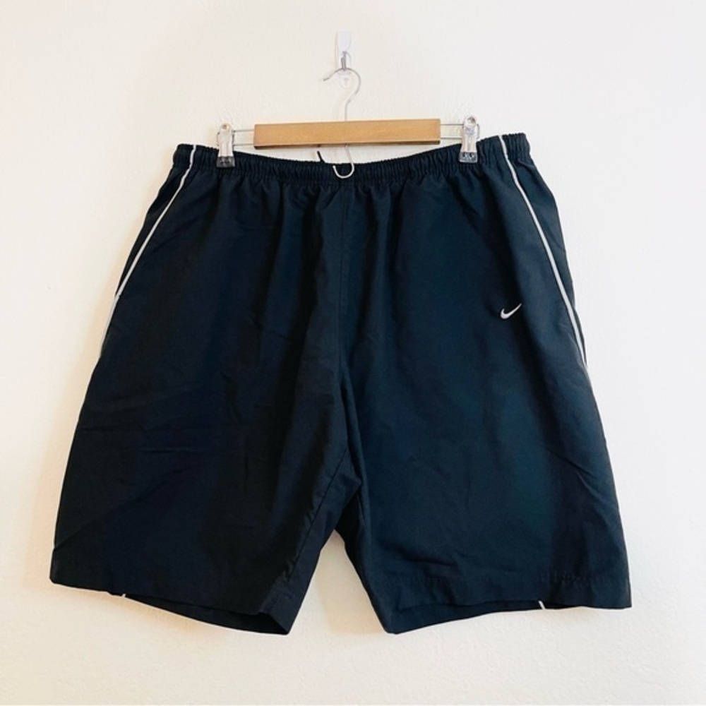 Nike High Rise Swim Trunk Men Size XL Black Pockets